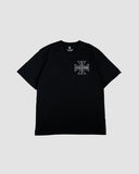 AFTER HOURS // Cross Relaxed Fit Tee Jet Black