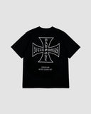 AFTER HOURS // Cross Relaxed Fit Tee Jet Black