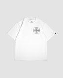 AFTER HOURS // Cross Relaxed Fit Tee Bone White