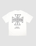 AFTER HOURS // Cross Relaxed Fit Tee Bone White