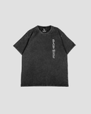 AFTER HOURS // Wordmark Oversized Tee Acid Wash Black