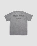 AFTER HOURS // Wordmark Oversized Tee Acid Wash Grey