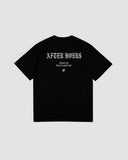 AFTER HOURS // Wordmark Relaxed Fit Tee Jet Black