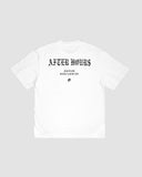 AFTER HOURS // Wordmark Relaxed Fit Tee Bone White