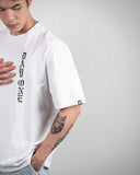 AFTER HOURS // Wordmark Relaxed Fit Tee Bone White