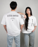 AFTER HOURS // Wordmark Relaxed Fit Tee Bone White