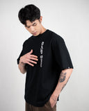 AFTER HOURS // Wordmark Relaxed Fit Tee Jet Black