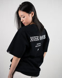 AFTER HOURS // Wordmark Relaxed Fit Tee Jet Black