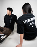 AFTER HOURS // Wordmark Relaxed Fit Tee Jet Black