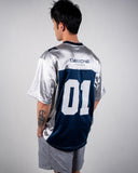 LOCKED IN // ZERO ONE JERSEY Silver Blue