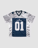 LOCKED IN // ZERO ONE JERSEY Silver Blue