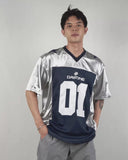 LOCKED IN // ZERO ONE JERSEY Silver Blue